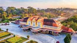 ảnh chụp màn hình ảnh nhà ga đà lạt
