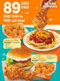 ảnh chụp màn hình bài đánh giá về gà rán popeyes đà nẵng