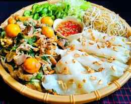 ảnh chụp màn hình bánh ướt lòng gà đà lạt ở sài gòn