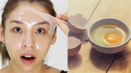 ảnh chụp màn hình cách đắp mặt nạ trứng gà trắng da