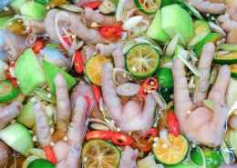 ảnh chụp màn hình chân gà ngâm sả tắc đà nẵng