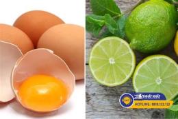 ảnh chụp màn hình chữa đau dạ dày bằng trứng gà và chanh
