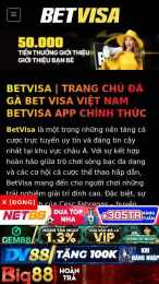ảnh chụp màn hình đá gà betvisa