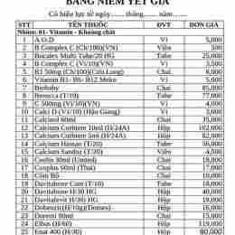 bảng giá thuốc gà đá