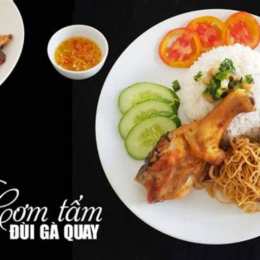 cách làm cơm gà quay đà nẵng