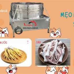 cách lột da chân gà