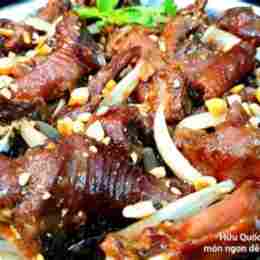cách nấu gà đá xào lăn