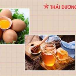 chăm sóc da bằng trứng gà