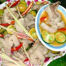 chân gà chua cay sả ớt đà nẵng