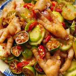 chân gà sốt thái đà lạt