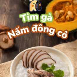 cháo gan gà cho bé ăn dặm