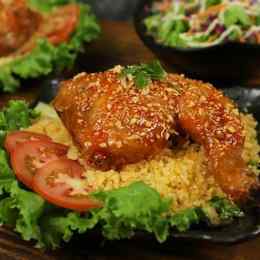 cơm chiên da gà gần đây
