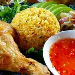 cơm da gà chiên giòn quận 10