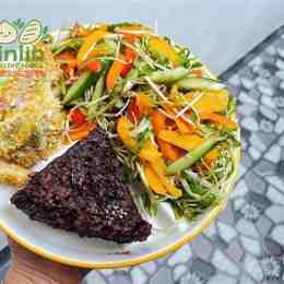cơm gạo lứt đậu đen