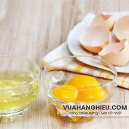 dưỡng da bằng lòng trắng trứng gà