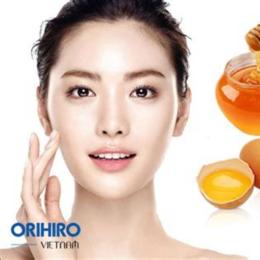 dưỡng da với mật ong và trứng gà