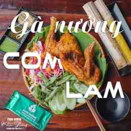 gà nướng cơm lam khương duy đà lạt