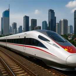 ga tàu cao tốc trung quốc hiện đại