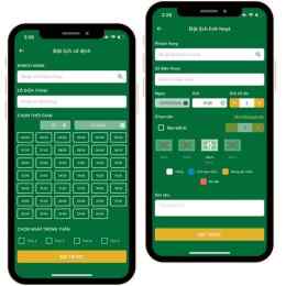 giao diện app banh bóng đá gà