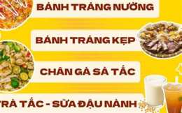 giao diện app bánh tráng da gà dì dần