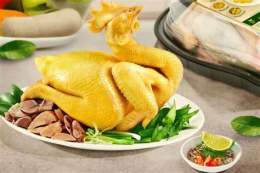 giao diện app cách chế biến thịt gà đã luộc chín
