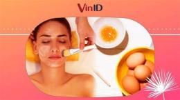 giao diện app cách làm trắng da bằng bia và trứng gà