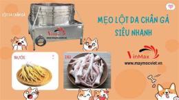 giao diện app cách lột da chân gà nhanh