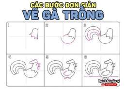 giao diện app cách vẽ gà đá