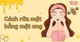 giao diện app chăm sóc da mặt bằng mật ong và trứng gà