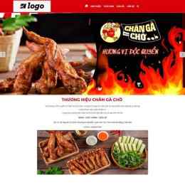 giao diện app chân gà nướng đống đa