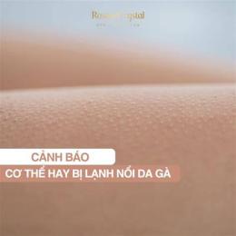 hướng dẫn sử dụng bầu hay bị lạnh nổi da gà