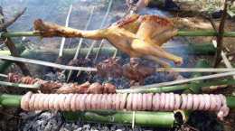hướng dẫn sử dụng cách nướng gà khi đi dã ngoại