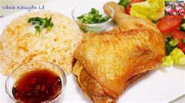 hướng dẫn sử dụng com gà xối mỡ đà nẵng