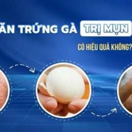 lăn trứng gà trên da mặt