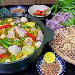 lẩu gà chanh hỏi đà lạt
