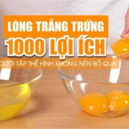 lòng trắng trứng gà có tác dụng gì với da mặt