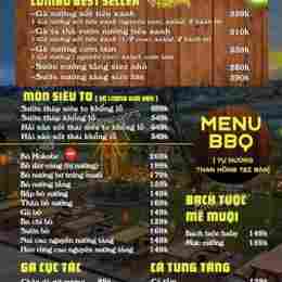 menu tiệm gà tuk tuk đà lạt
