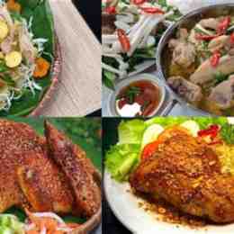 món ngon với gà đã luộc