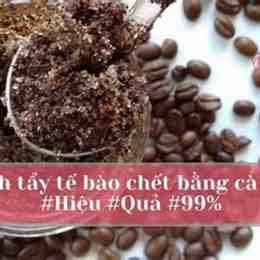 tẩy da chết bằng bã cà phê và trứng gà
