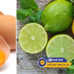 trứng gà ngâm chanh chữa đau dạ dày